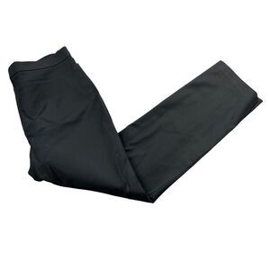 Akris Punto 8 Black Side Zip Cotton Blend Pockets Dress Pants